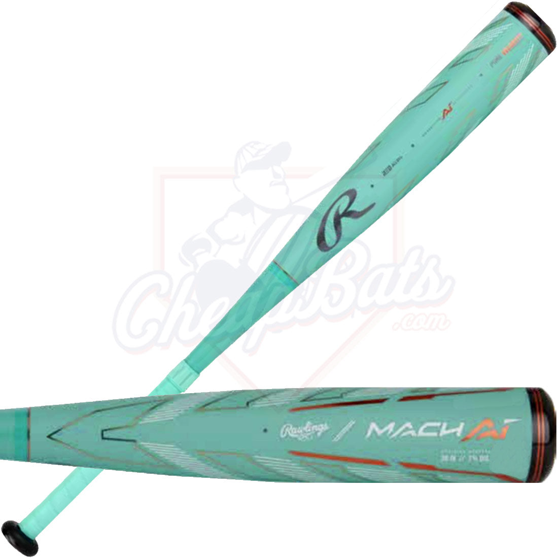 CLOSEOUT 2024 Rawlings Mach AI Youth USSSA Baseball Bat -8oz RUT4MC8