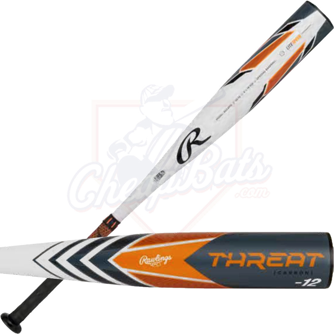 CLOSEOUT 2024 Rawlings Threat Youth USSSA Baseball Bat -12oz RUT4T12