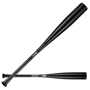 StringKing Metal Pro USABat baseball bat black two-bat view