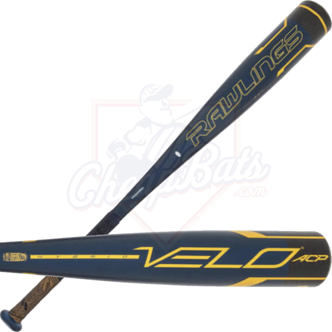 CLOSEOUT Rawlings Velo ACP Youth USSSA Baseball Bat -8oz UT1V8