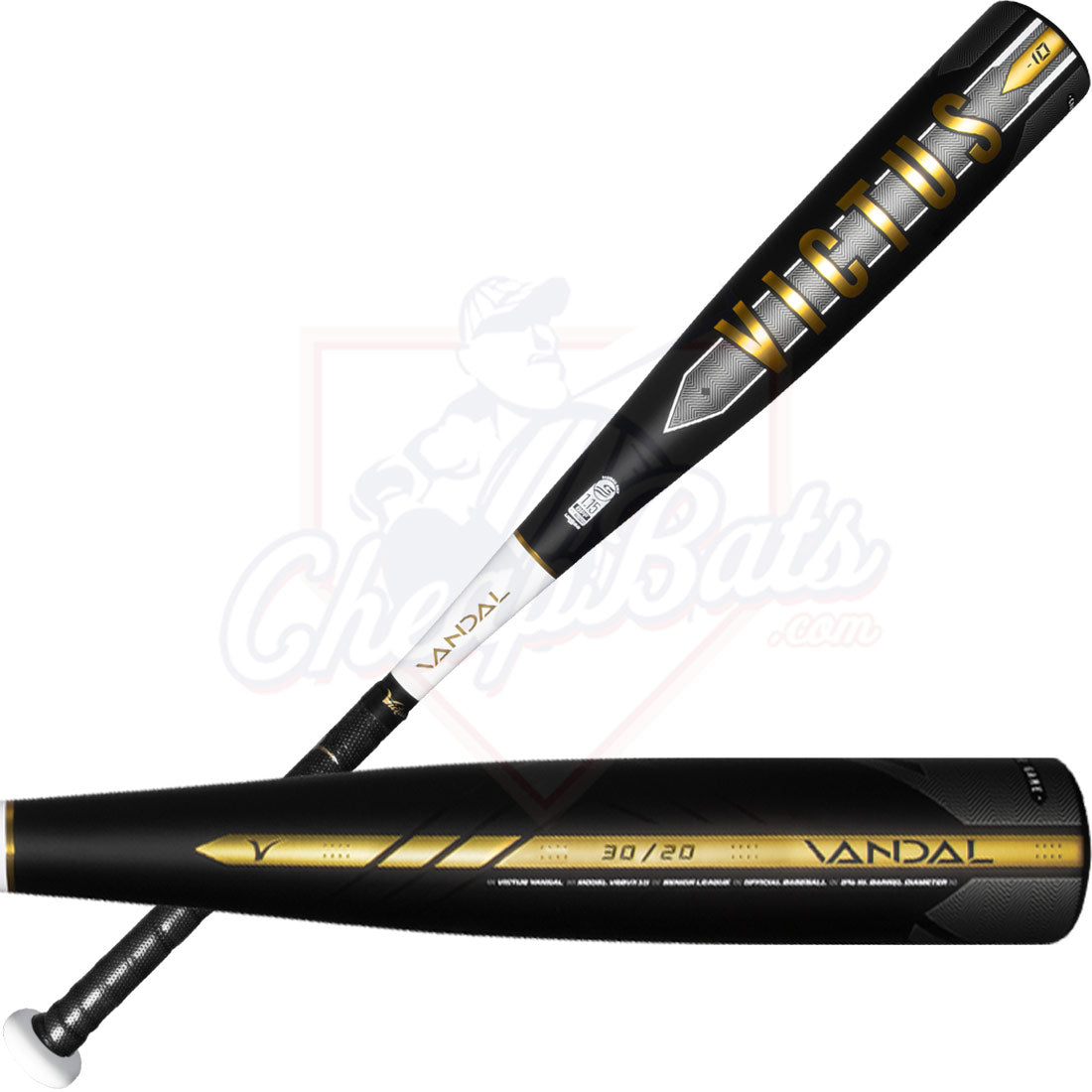 CLOSEOUT 2021 Victus Vandal Youth USSSA Baseball Bat -10oz VSBVX10