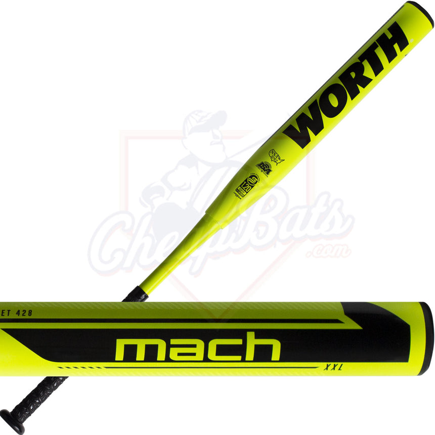 CLOSEOUT 2021 Worth Mach 1 XXL Slowpitch Softball Bat End Loaded USSSA WM21MU