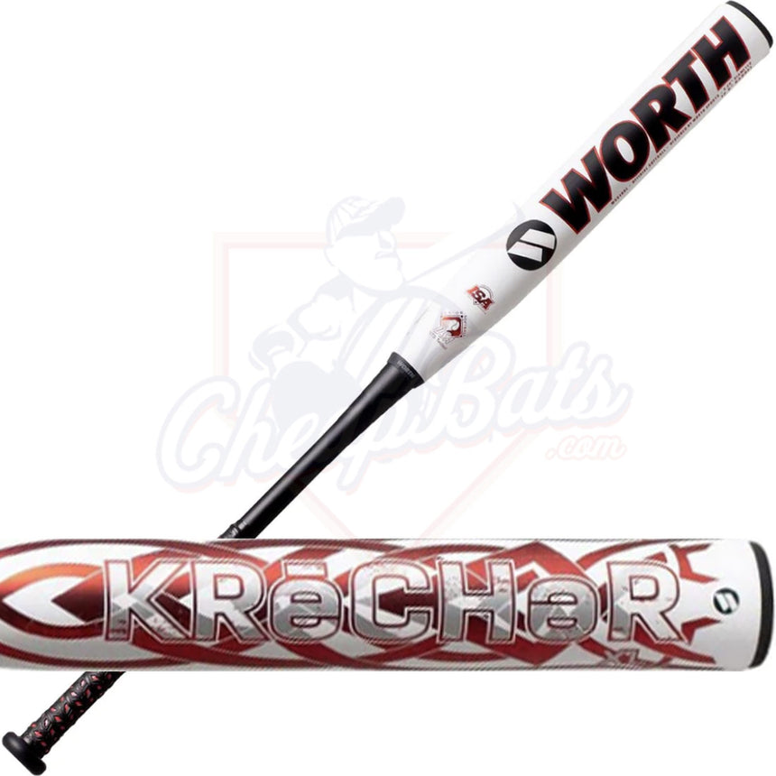 CLOSEOUT 2024 Worth KReCHeR XL Senior Slowpitch Softball Bat End Loaded SSUSA WSS4KGL