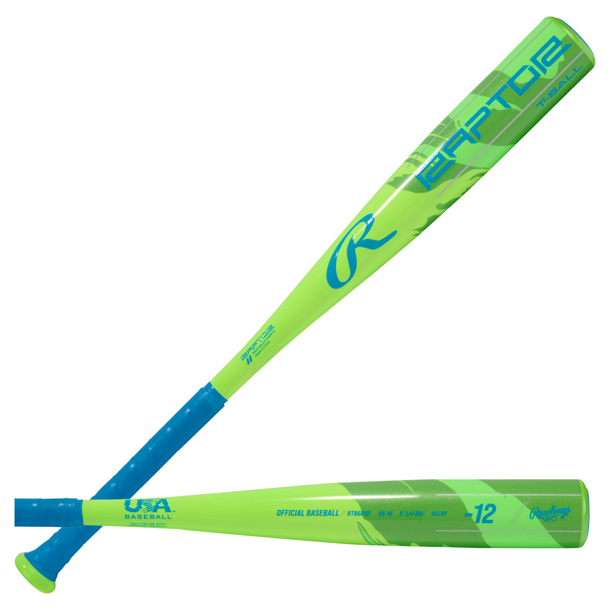 2026 Rawlings Raptor Aluminum Tee Ball Baseball Bat RTB6R12 