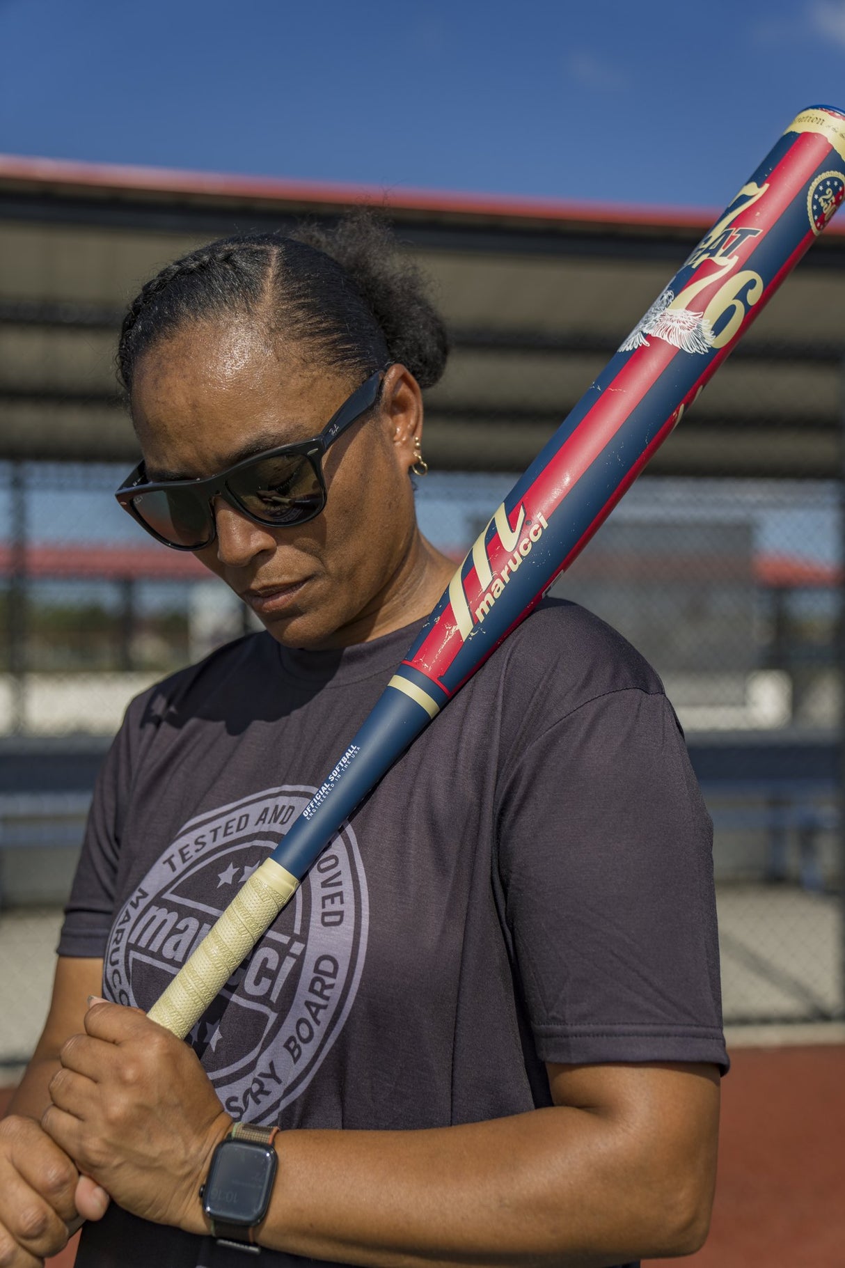 2026 Marucci CAT 1776 USA Slowpitch Softball Bat MSPC17761LA lifestyle