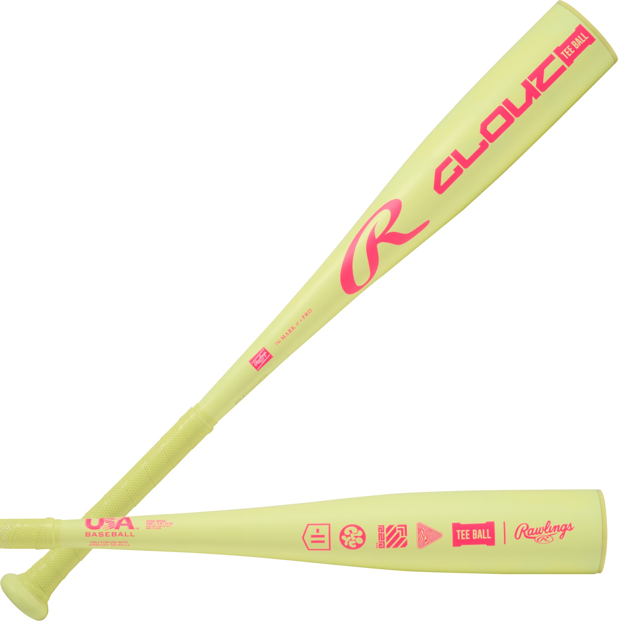 2026 Rawlings Clout Aluminum Tee Ball Baseball Bat RTB6C11 -11oz