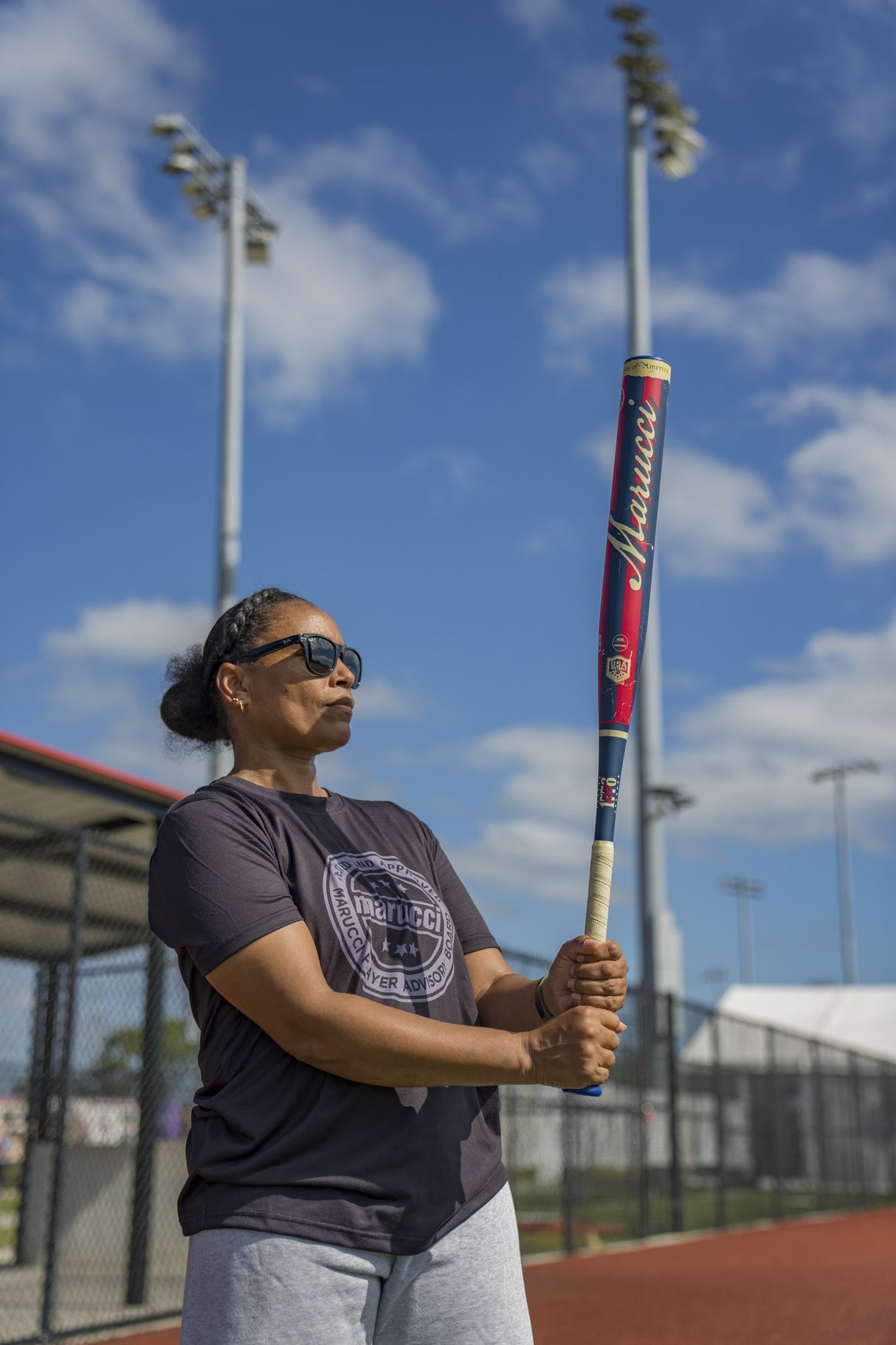 2026 Marucci CAT 1776 USA Slowpitch Softball Bat MSPC17761LA lifestyle