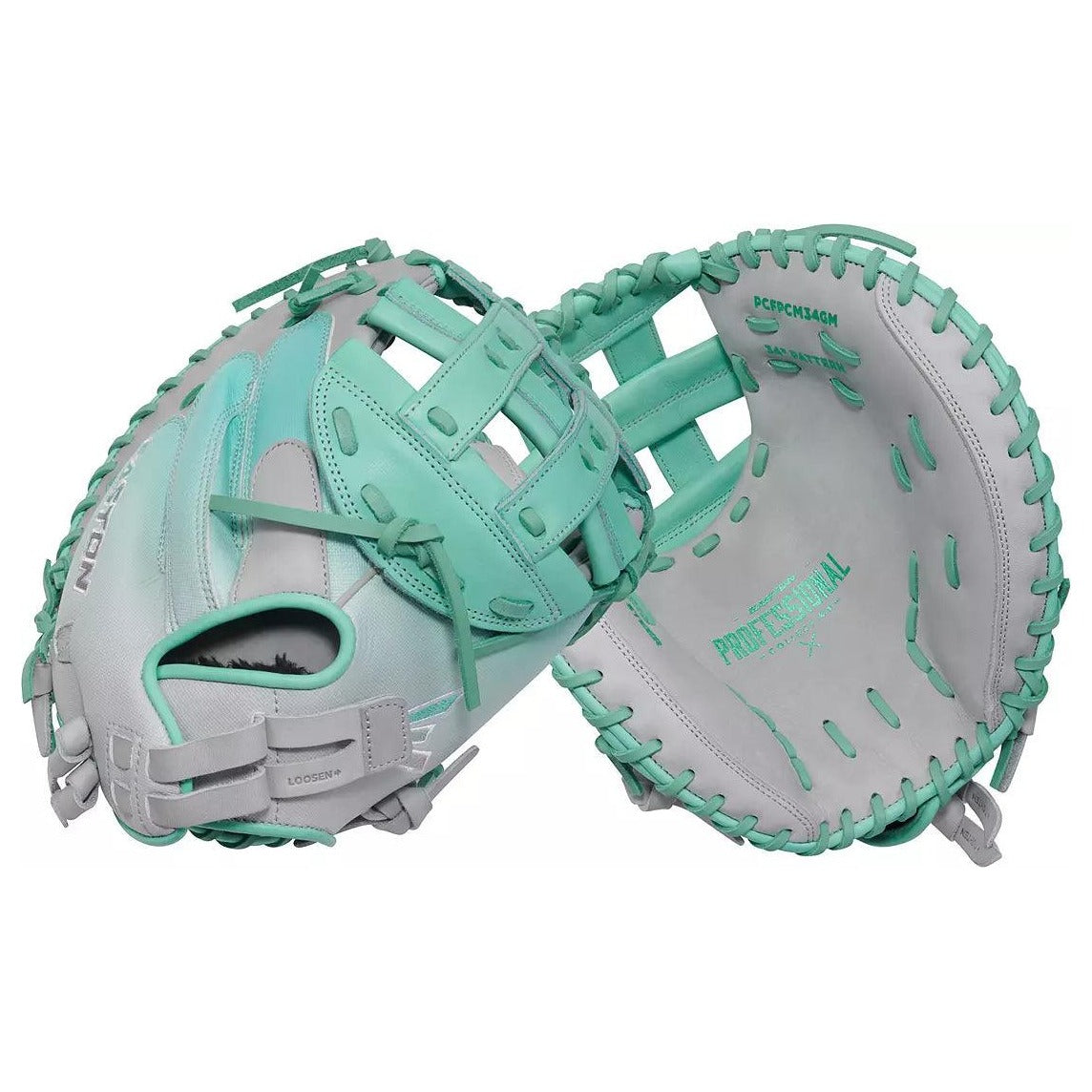Easton Professional Collection ColorSplash 2.0 Fastpitch Softball Catcher's Mitt 34" PCFPCM34GM