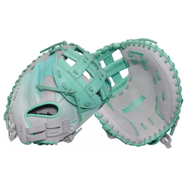 Easton Professional Collection ColorSplash 2.0 Fastpitch Softball Catcher's Mitt 34" PCFPCM34GM