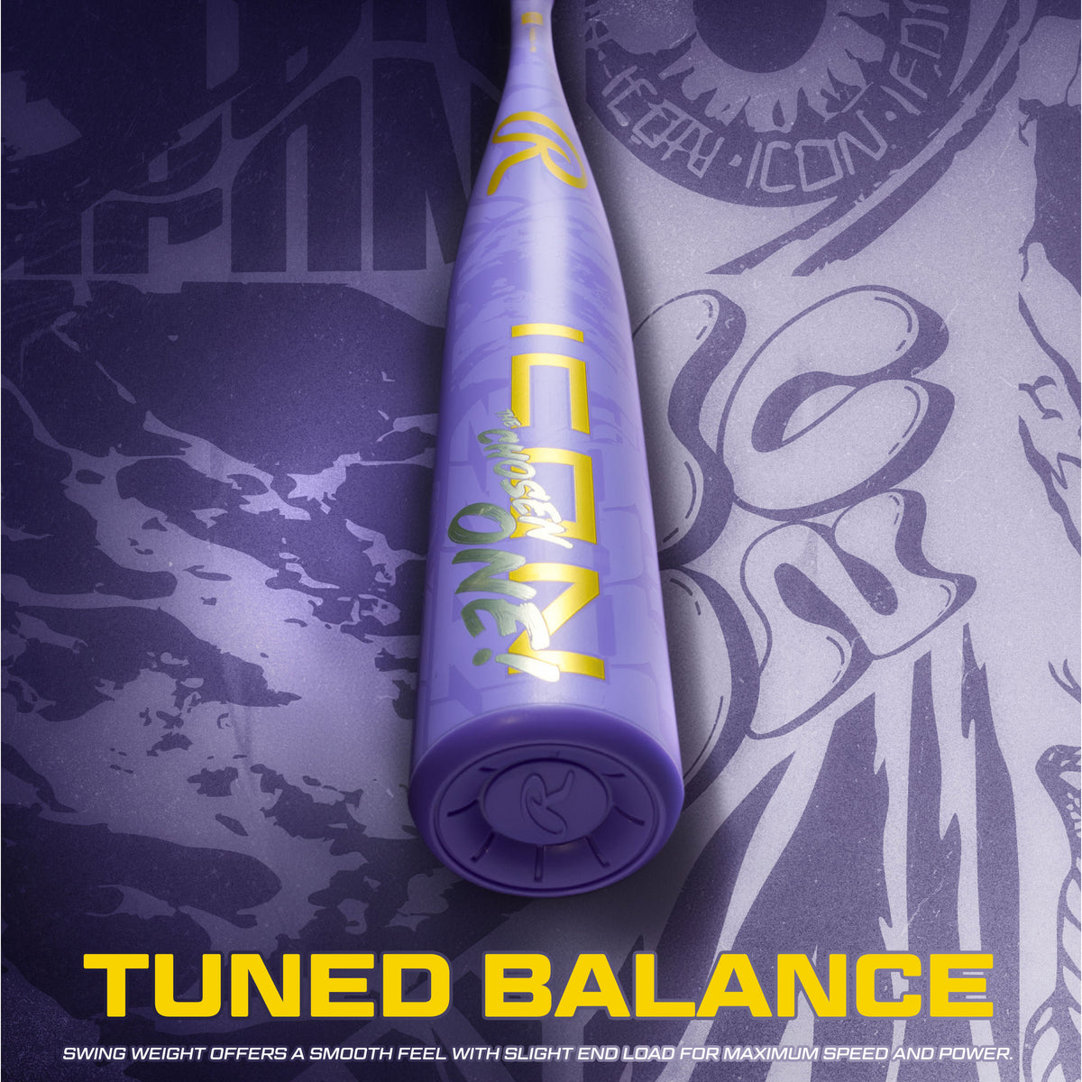 2027 Rawlings Icon The Chosen One BBCOR Baseball Bat -3oz RBB7IONE3