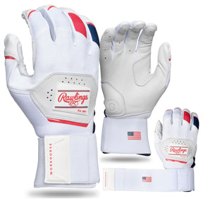 Rawlings Workhorse Compression Strap Batting Gloves Adult WH25CBG – USA