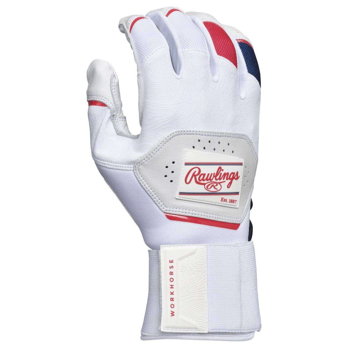Rawlings Workhorse Compression Strap Batting Gloves Adult WH25CBG – USA
