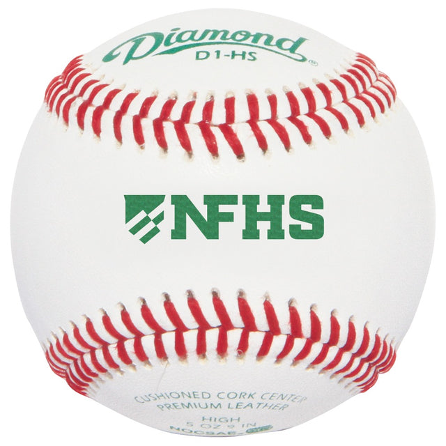 Diamond D1-HS NFHS NOCSAE High School Baseballs - 2 Dozen or 10 Dozen Case