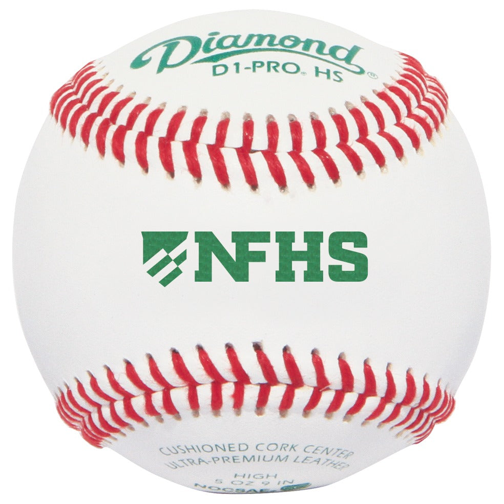 Diamond D1-PRO HS Professional League NFHS NOCSAE High School Baseballs - 2 Dozen or 10 Dozen Case