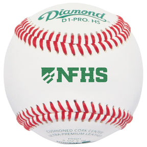Diamond D1-PRO HS Professional League NFHS NOCSAE High School Baseballs - 2 Dozen or 10 Dozen Case