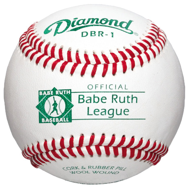 Diamond DBR-1 Babe Ruth League Baseballs - 2 to 10 Dozen