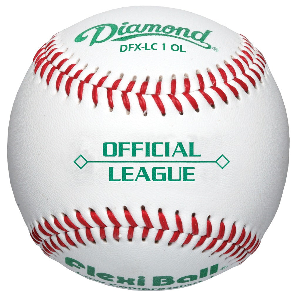 Diamond DFX-LC1 OL Official League Level 1 Flexiball Baseballs - 2 to 10 Dozen