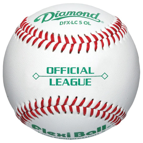 Diamond DFX-LC5 OL Official League Level 5 Flexiball Baseballs - 2 to 10 Dozen
