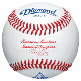 Diamond DOL-1 AABC League Baseballs - 2 to 10 Dozen