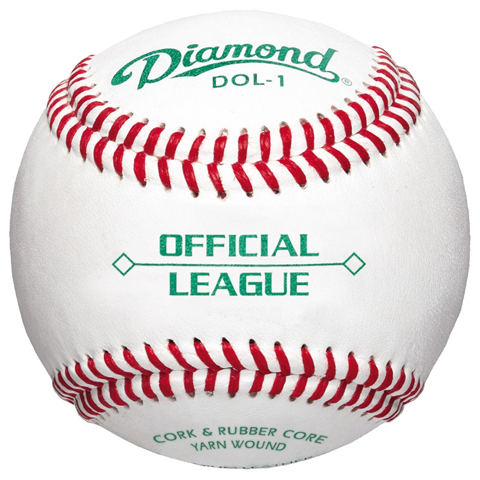 Diamond Blemished DOL-1 Official League Practice Baseballs - 2 to 10 Dozen