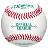 Diamond Blemished DOL-1 Official League Practice Baseballs - 2 to 10 Dozen