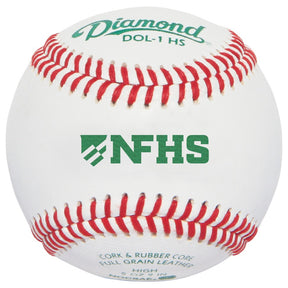 Diamond DOL-1 HS NFHS NOCSAE High School Baseballs - 2 Dozen or 10 Dozen Case