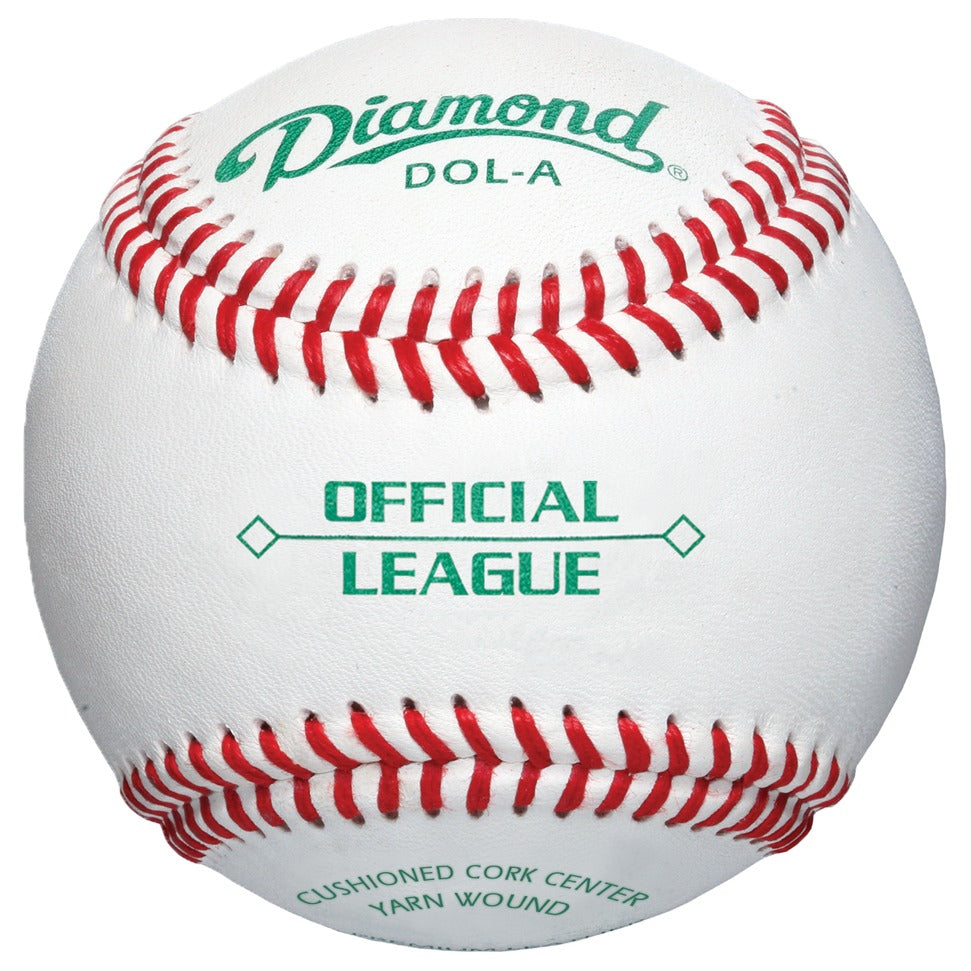 Diamond DOL-A OL Official League Tournament Grade Baseballs - 2 to 10 Dozen