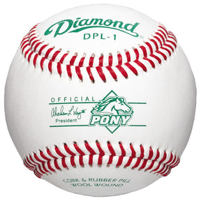 Diamond DPL-1 PONY League Competition Grade Baseballs - 2 to 10 Dozen