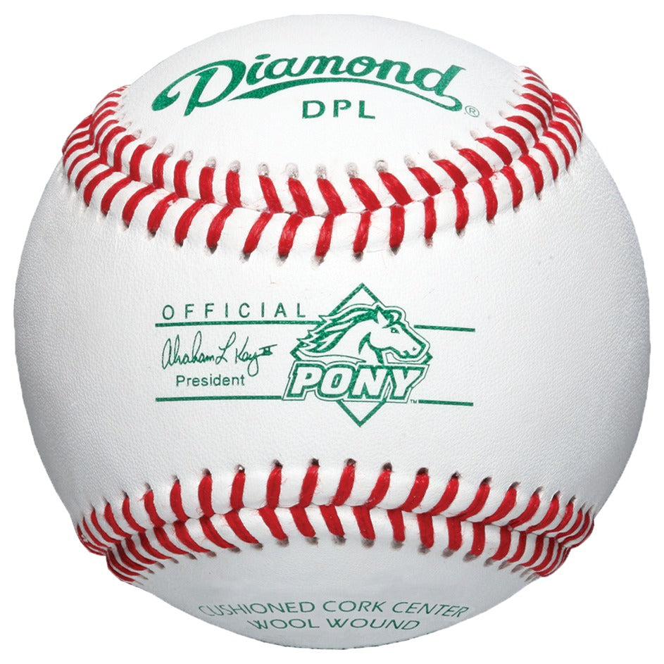 Diamond DPL PONY League Tournament Grade Baseballs - 2 to 10 Dozen