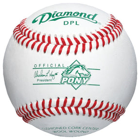 Diamond DPL PONY League Tournament Grade Baseballs - 2 to 10 Dozen