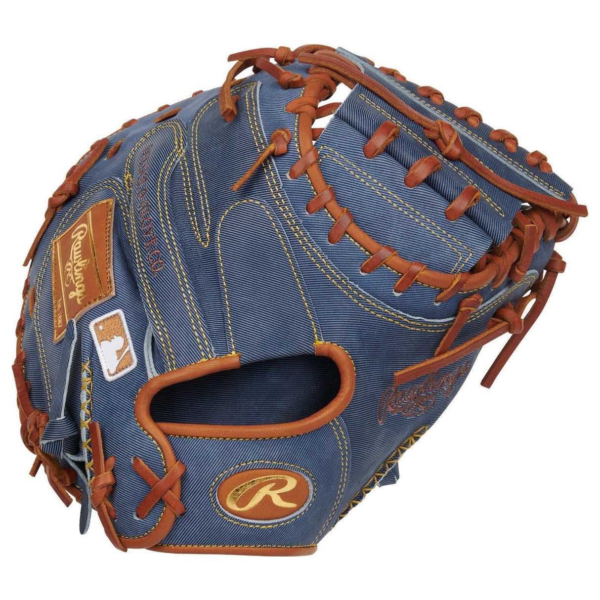 Rawlings Heart of the Hide Pro Label Denim 34" Baseball Catcher's Mitt PROCM43D