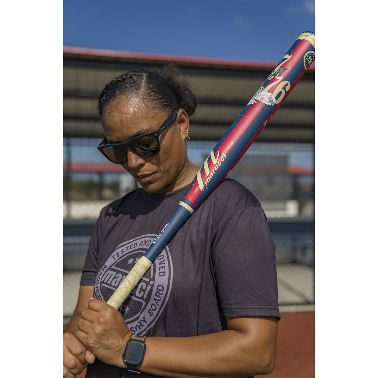 2026 Marucci CAT 1776 USA Slowpitch Softball Bat MSPC17761LA lifestyle