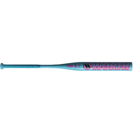 Worth 2 Legit XL 1-Piece Slowpitch Softball Bat End Loaded USSSA WSU62L1L back