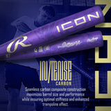 2027 Rawlings Icon Junior Big Barrel USSSA Baseball Bat -11oz RJB7I11
