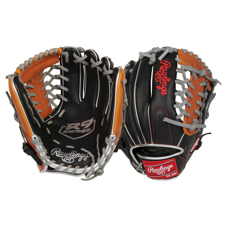 Rawlings R9 Contour Baseball Glove 11.5" R9115U-4BT