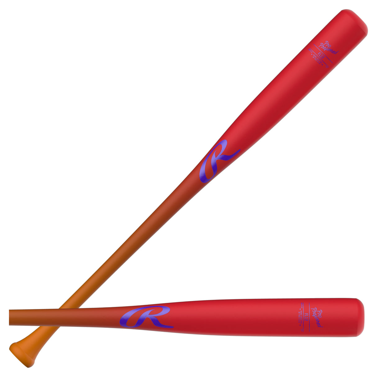 Rawlings Pro Preferred FL12 Maple Wood Baseball Bat RPPM7OPFL12