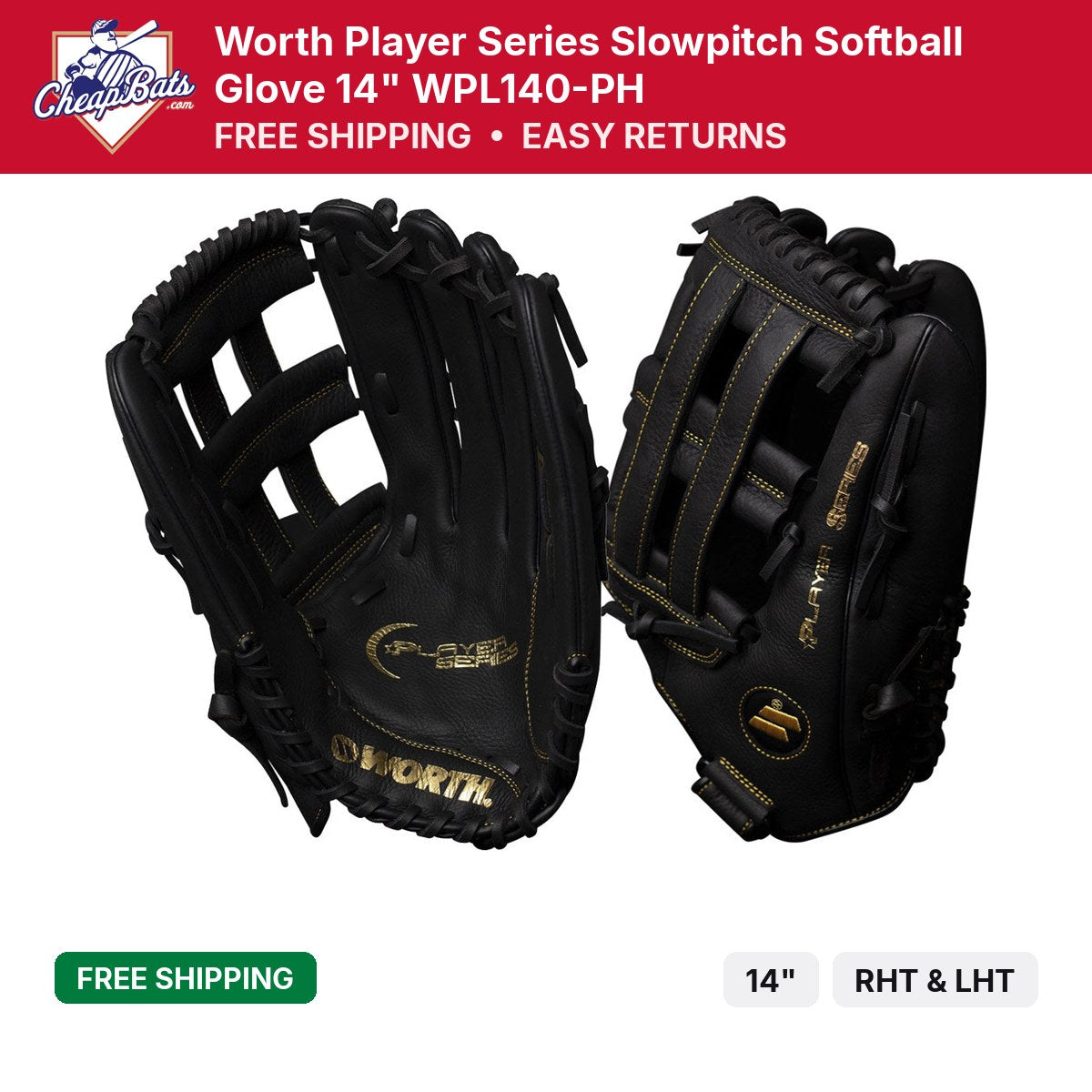 baseball gear cheap Worth Player Series 14