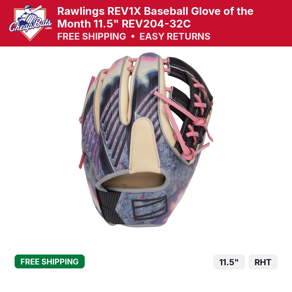 Rawlings REV1X of the Month | REV204-32C | CheapBats.com