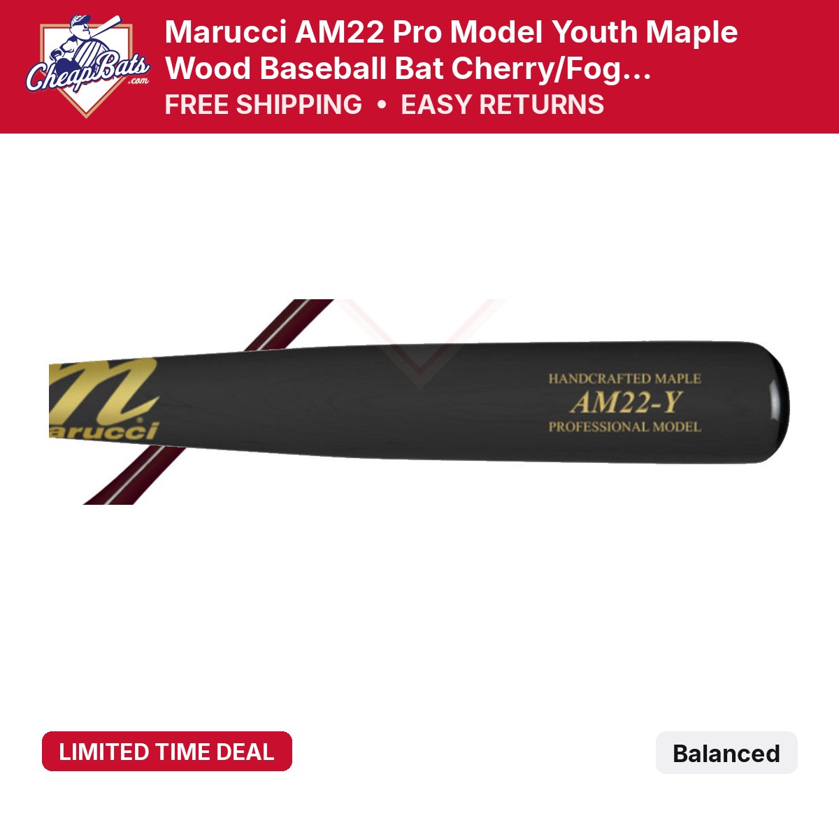 2026 Marucci AM22 Pro Model | MYVE4AM22-CH | CheapBats.com