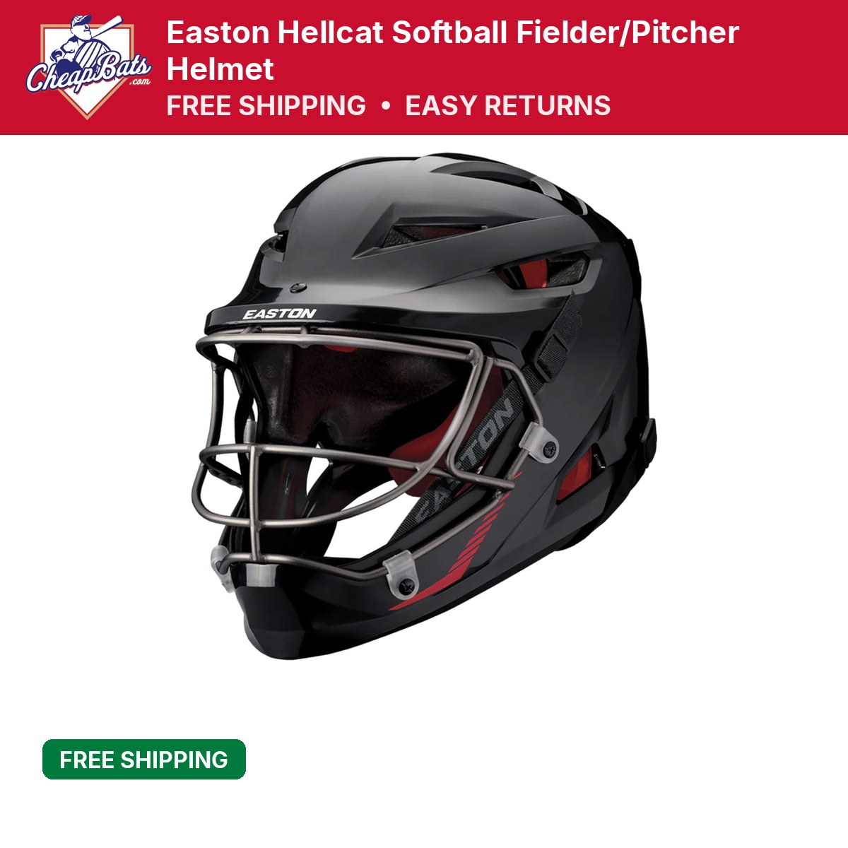 Easton Hellcat Fielder/Pitcher Helmet | CheapBats.com