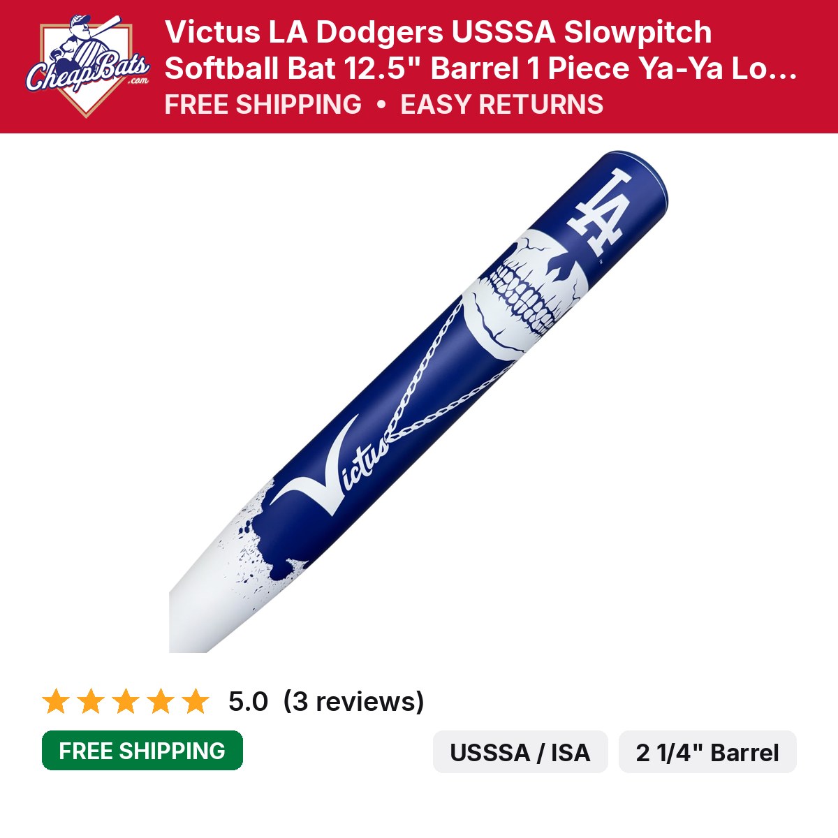 2025 Victus LA Dodgers 12.5