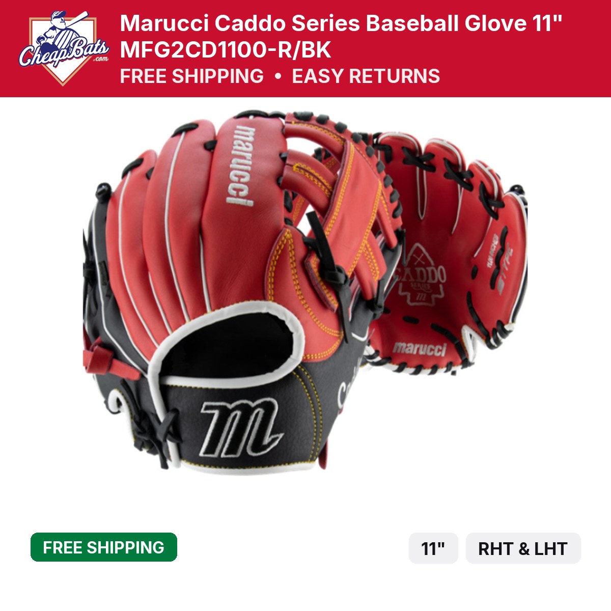 Marucci Caddo Series Baseball Glove 11