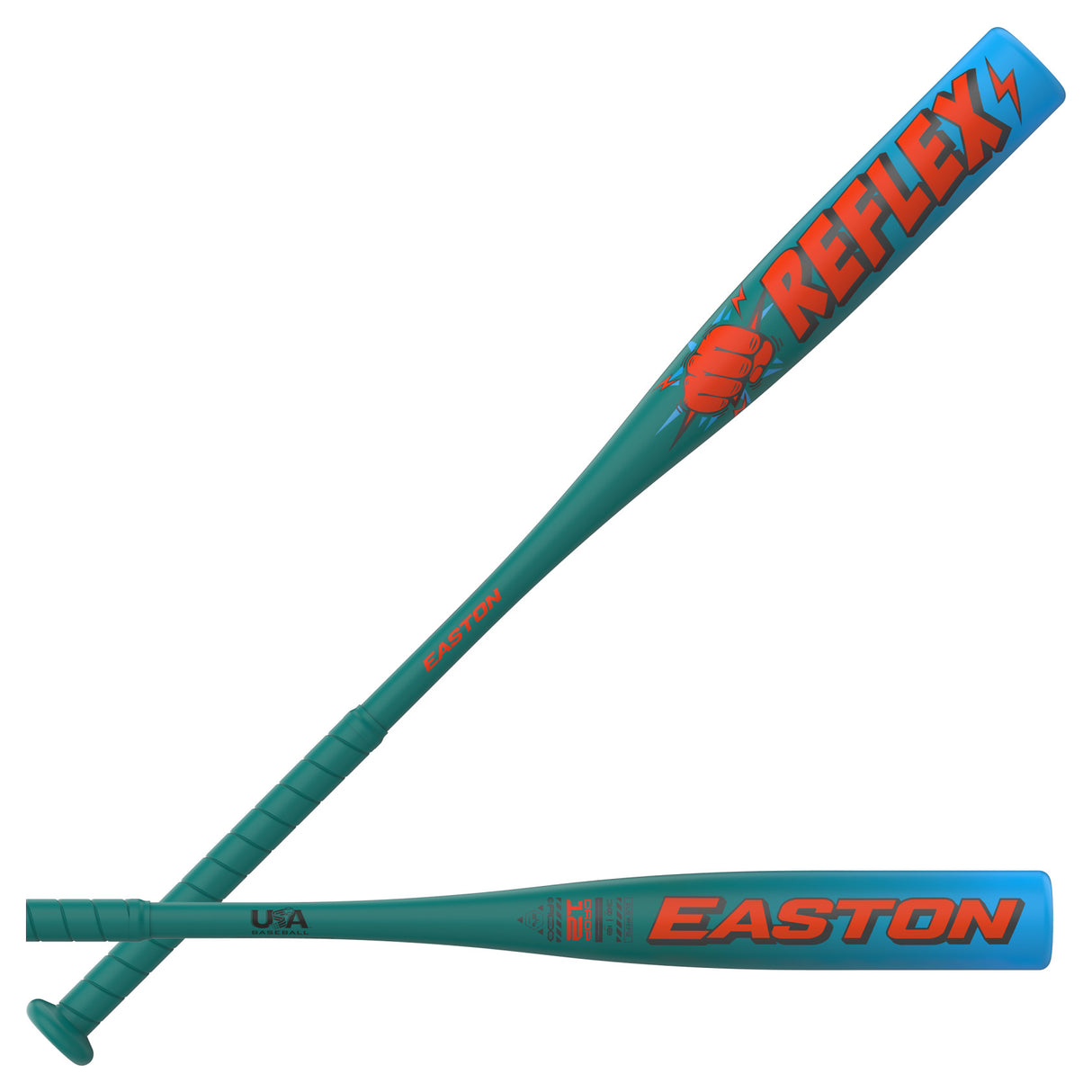 2027 Easton Reflex Youth USA Baseball Bat -12oz EUS7REF12
