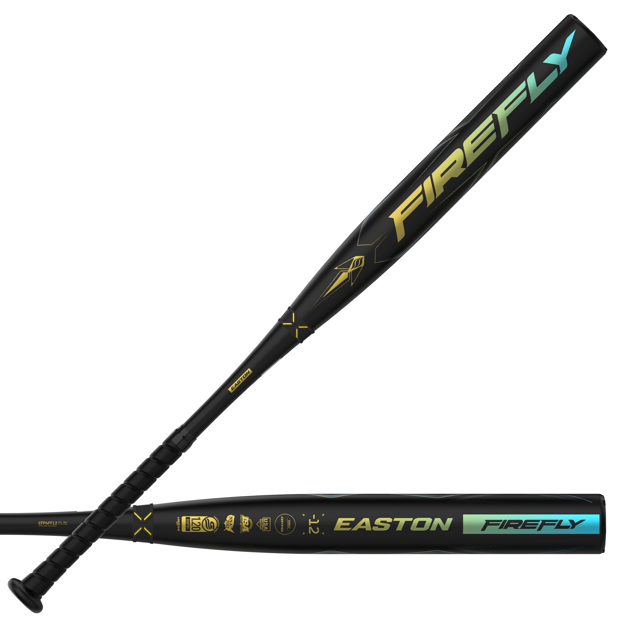 バタフライフェアリー　NEW ARRIVAL 2026 Easton FireFly Fastpitch Softball Bat -12oz EFP6FF12