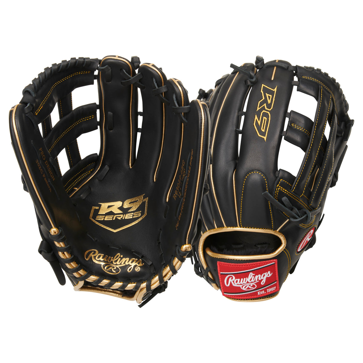 Rawlings R9 Series Baseball Glove 12.75" R93029-6BG