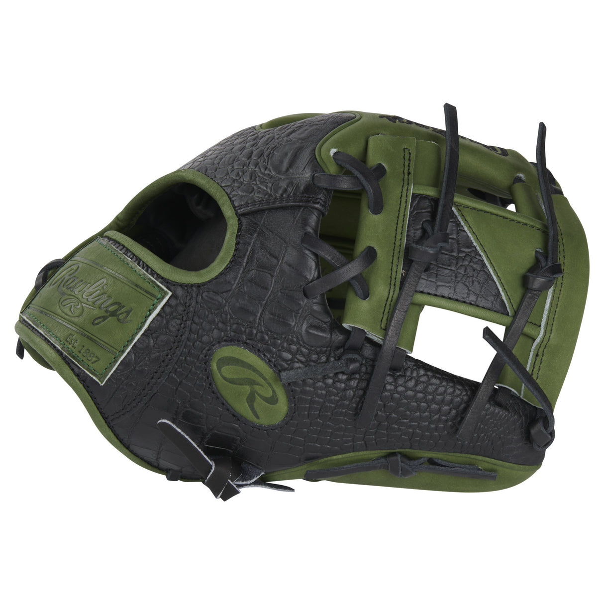 Rawlings Heart of the Hide Croc Skin Baseball Glove 11.5" RP