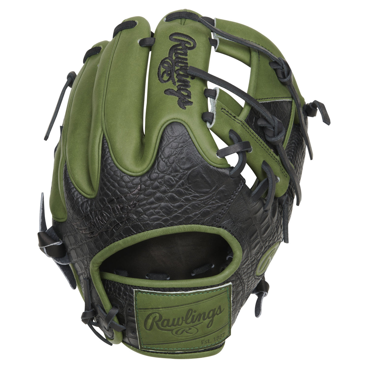 Rawlings Heart of the Hide Croc Skin Baseball Glove 11.5" RP
