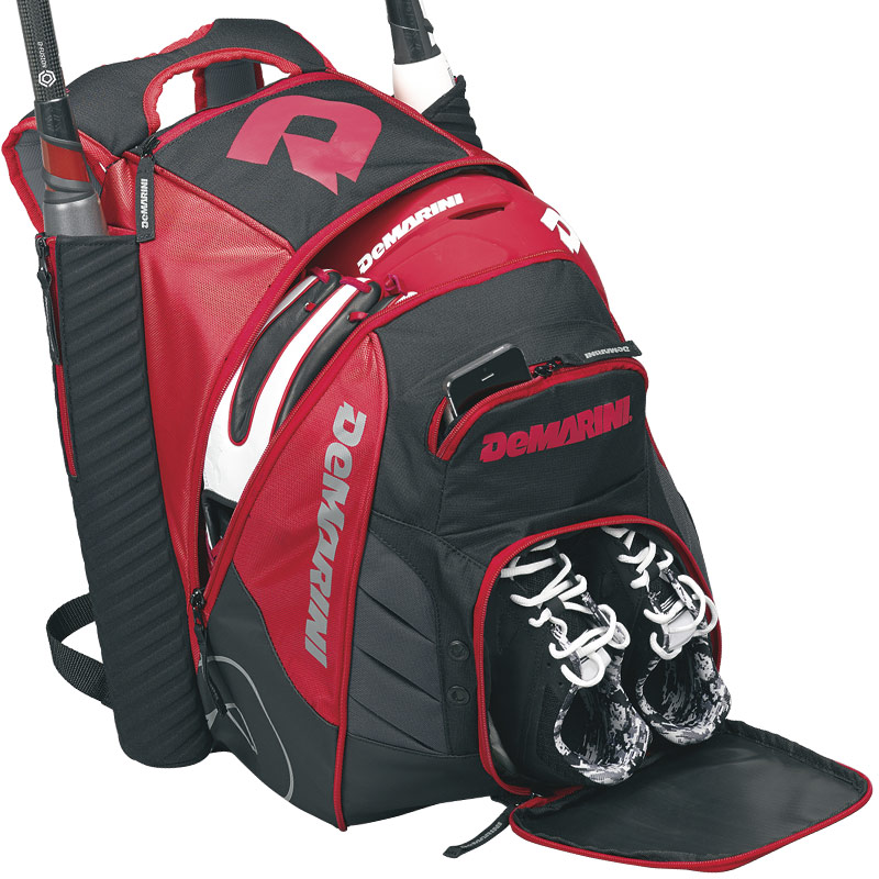 demarini voodoo rebirth backpack red white blue