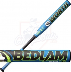 2024 Worth Bedlam Phil Matte XL Slowpitch Softball Bat End Loaded USSSA WSU413PMBL